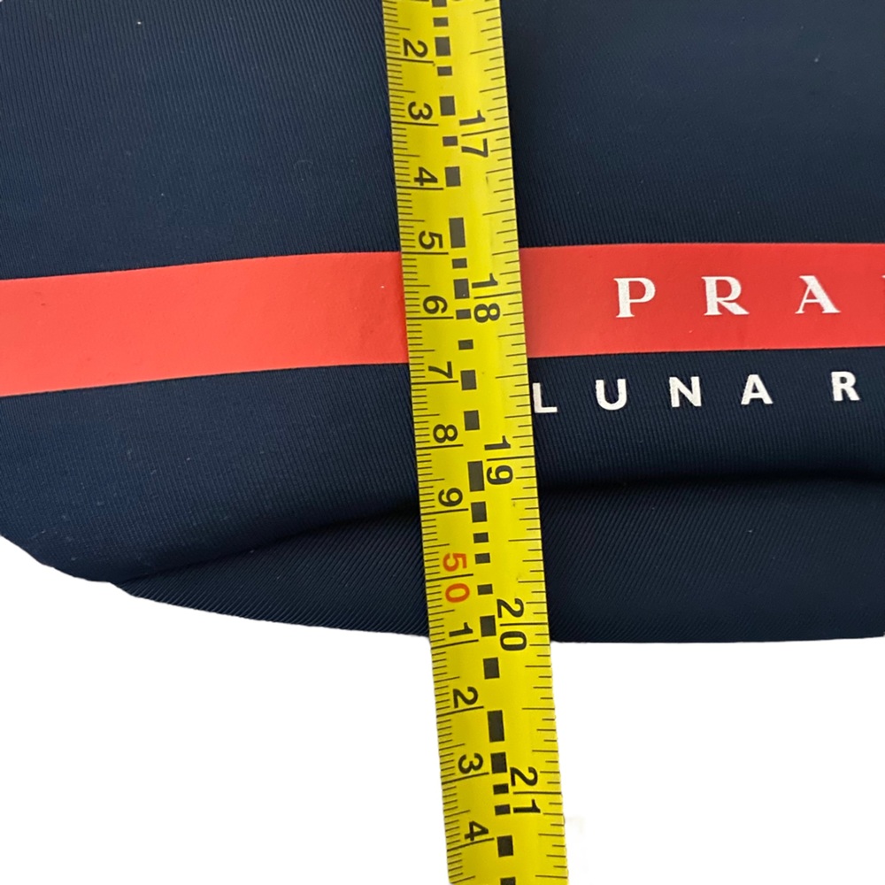 Prada Luna Rossa Drawstring Single Strap Navy Blu… - image 6